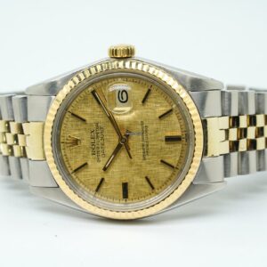 Rolex Datejust 36 1603 Oyster Perpetual 18K Ser. 3905xxx Champagne Dial 9224